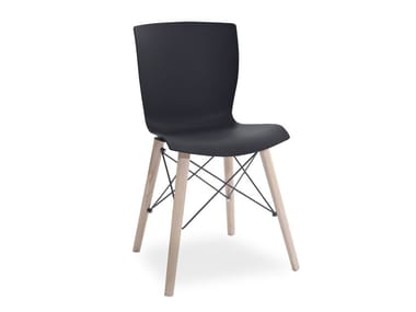 RAP WOOD - Polypropylene chair by Colico