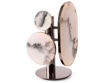 REBEL - Onyx table lamp with fixed arm by Visionnaire