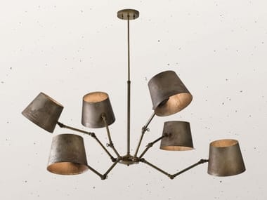 REPORTER 271.04 - Swivel metal pendant lamp by Il Fanale