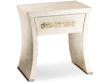 RICHARD - Wooden bedside table with drawers by Cantori