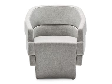 RIFT - Upholstered easy chair with armrests by Moroso