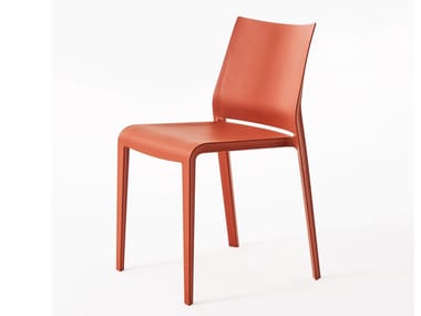 RIGA - Stackable polyethylene chair by Desalto