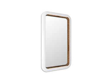 RING - Rectangular framed mahogany mirror by Boca do Lobo