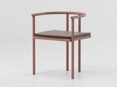 RINGER - Aluminium chair with armrests by Kettal