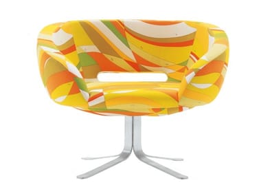 RIVE DROITE - Swivel armchair by Cappellini