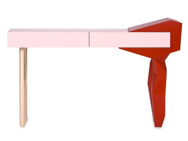 ROCKCONSOLE - Wooden console table with drawers by Royal Stranger