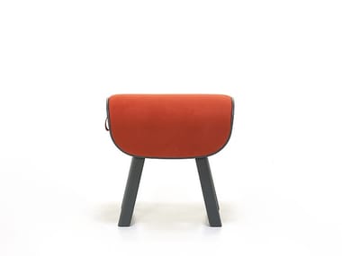 RODEO 09MS - Upholstered fabric stool by Very Wood