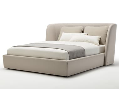 ROLF BENZ 1400 TONDO - Fabric double bed by Rolf Benz