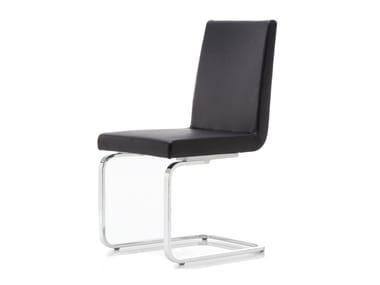 ROLF BENZ 620 - Cantilever leather chair by Rolf Benz