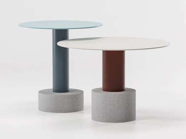 ROLL - Round coffee table by Kettal