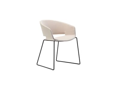 RONDA SO0425 - Sled base technopolymer chair by Andreu World