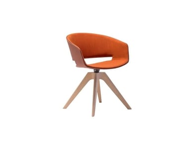 RONDA SO0429 - Trestle-based open back Polymer chair by Andreu World