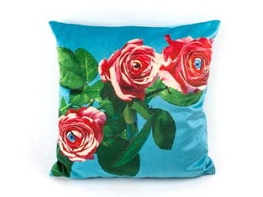 ROSES - Square fabric cushion (Request Info)