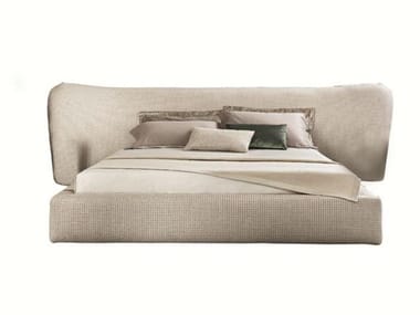 ROYALE - Fabric double bed with upholstered headboard by Casamilano