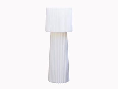 RUFFLE - LED polyethylene floor lamp by Serralunga