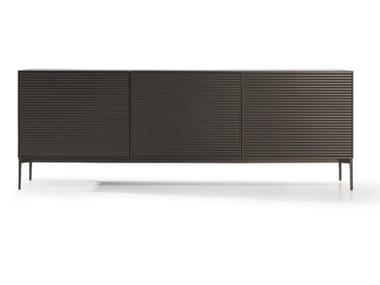 RULER - Metal sideboard with doors by Bonaldo