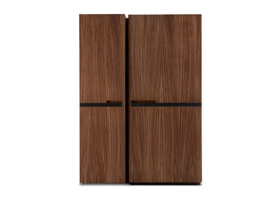 NUIT - Wardrobe in blockboard and solid wood by Riva 1920