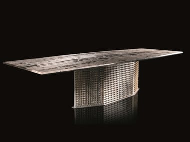 S-PENNY - Rectangular steel table by Henge