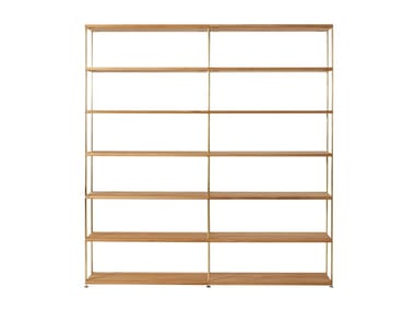 S3 - Open modular steel and wood shelving unit by Tecta