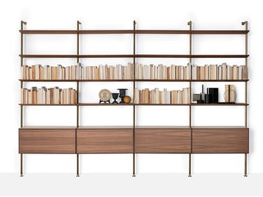 SAILOR - Floor-ceiling mounted bookcase by Living Divani