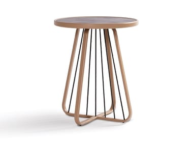 SALLY - Round laminate high side table by Coro