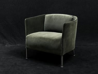 SARTOR.C - Felt easy chair with removable cover by Living Divani