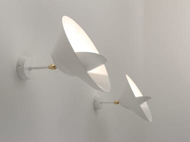 SATURNE - Metal wall light by Serge Mouille