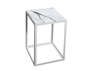 SC 54 - Square natural stone side table by Janua