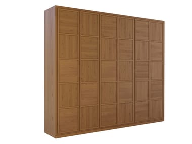 SCACCHI - Cherry wood wardrobe by Morelato