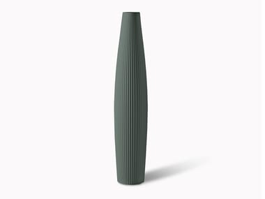 SCARLETT - Polyethylene garden vase with Light by Serralunga