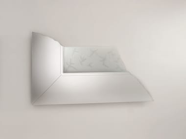 SCORNICE - Wall-mounted mirror by Glas Italia