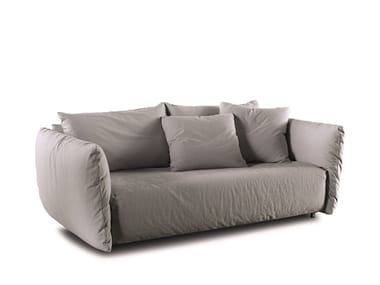 SCOTT - Fabric sofa bed with removable cover by Meridiani