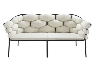 SERPENTINE - 2 seater fabric garden sofa by Ligne Roset