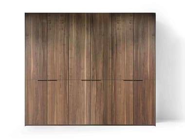 SERYASSE - Custom walnut wardrobe by Lema