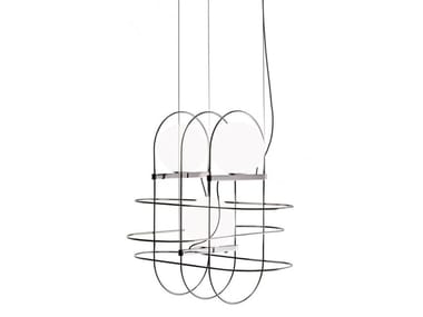 SETAREH - LED metal pendant lamp by FontanaArte