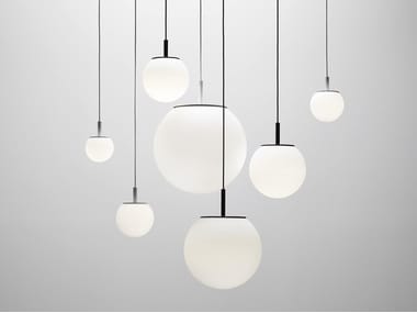 SFERA - Blown glass pendant lamp by Brokis