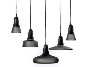 SHADOWS XL - Dimmable blown glass pendant lamp by Brokis