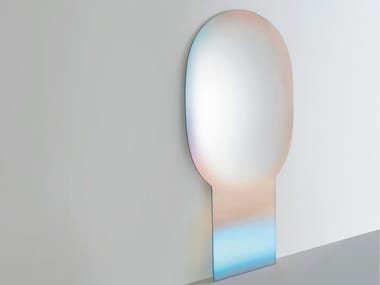 SHIMMER - Freestanding wall-mounted mirror by Glas Italia