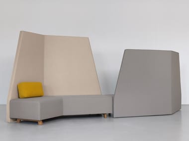 SIDE COMFORT BACKREST - Sectional high-back sofa by Zeitraum