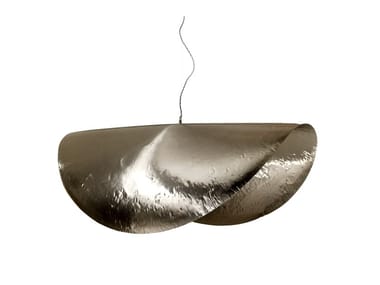 SILVER 95/96 - Brass pendant lamp by Gervasoni