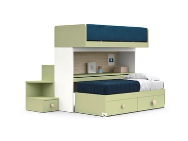 SKID - Trundle Kids bunk bed by Nidi