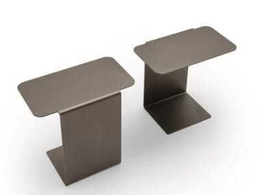 SKIN - Rectangular plate side table by Ditre Italia