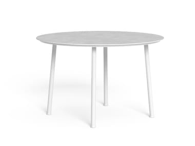 SLAM - Round porcelain stoneware garden table by Talenti