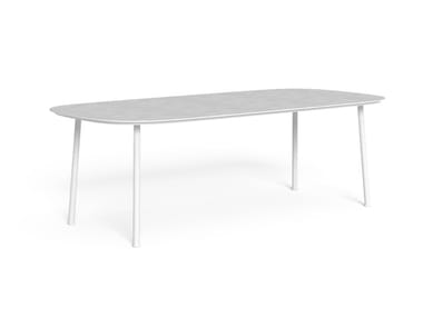 SLAM - Rectangular porcelain stoneware garden table by Talenti