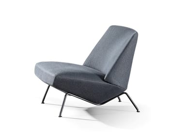 SLEEK - Upholstered fabric armchair by Bonaldo