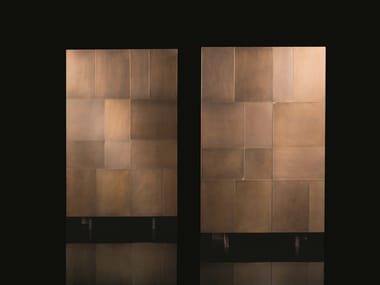 SLIME SIDE VERTICAL - Metal highboard with doors by Henge