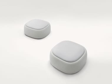 SMILE - Square storage garden pouf by Paola Lenti