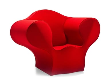 SOFT BIG EASY - Polyester armchair with armrests by Moroso