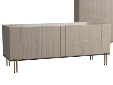 SOFT RATIO - MDF sideboard with integrated lighting by Paolo Castelli