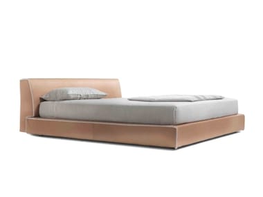 SOFTLAND - Upholstered fabric double bed by Lema